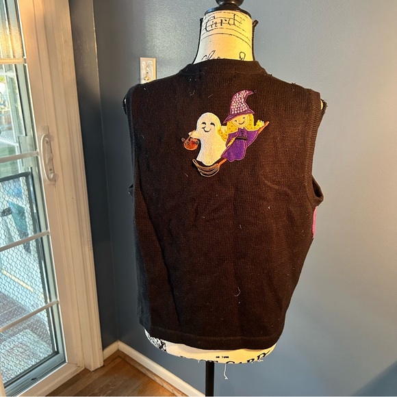 Jack B. Quick Ugly Fun 3D Halloween Party Sweater Vest - Picture 4 of 11